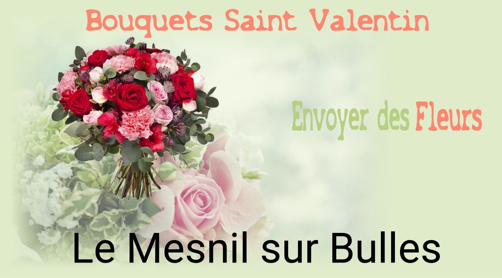 Roses de Saint-Valentin livrées à Le Mesnil-sur-Bulles